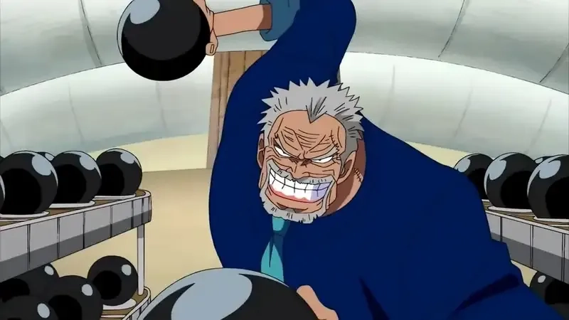 Sakazuki vs Garp Lava Fist vs Steel Fist