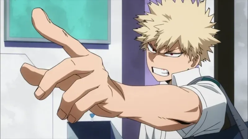 Katsuki Bakugo nền là nền tảng đầy cảm hứng của nhân vật