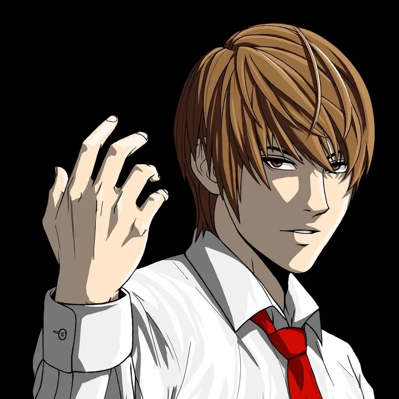 Ánh sáng Avatar kiểu Yagami PFP Kira