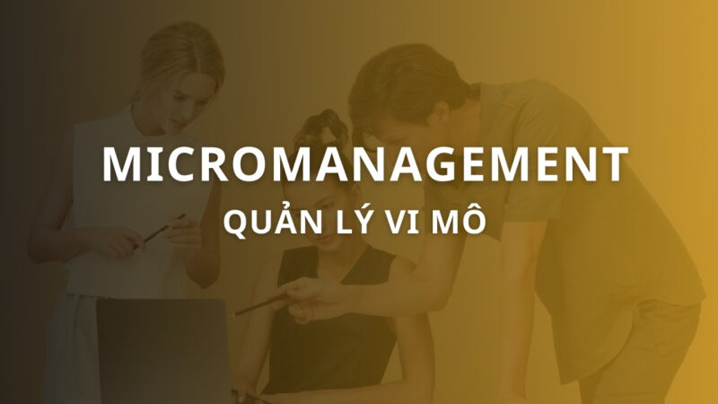 Micromanagement là gì? Cách ứng dụng quản lý vi mô hiệu quả