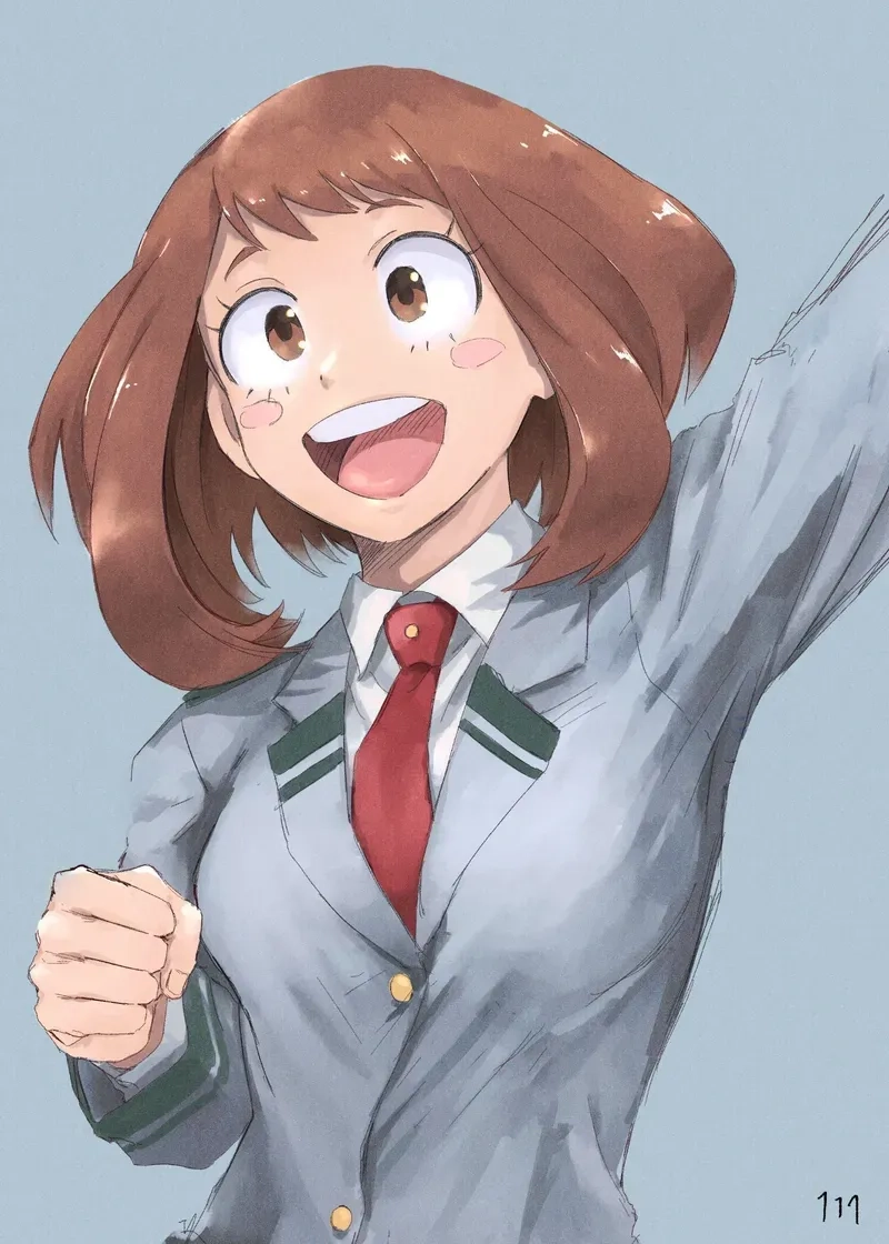 Ochako uraraka là nữ anh hùng của học viện anh hùng của tôi