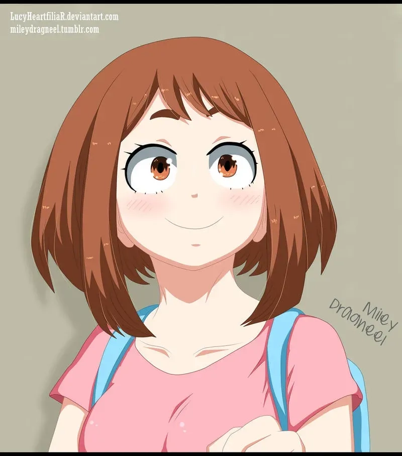 Boku No Hero Ochako Uraraka là một nhân vật quan trọng trong Học viện UA