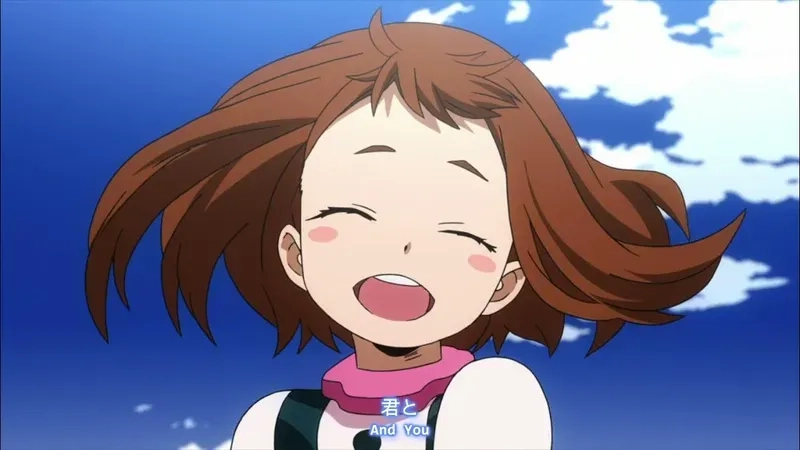 Ochaco Uraraka Crush có mối quan hệ đặc biệt với Izuku Midoriya