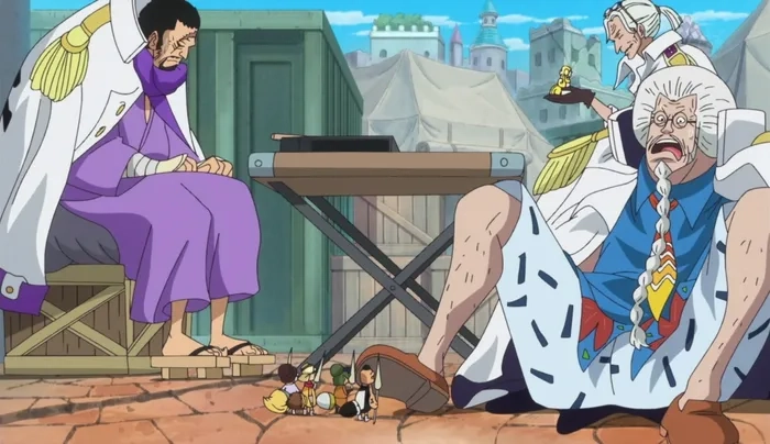 Những người mạnh mẽ hơn trong trận chiến của Luffy với Sengoku là kịch tính