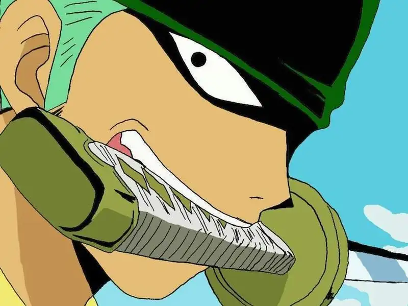 Hình ảnh của Roronoa Zoro thông qua câu chuyện và trang phục điển hình