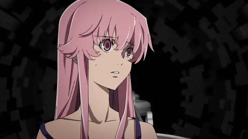 Mirai Nikki Yuno rất nguy hiểm, nhưng hấp dẫn trong anime nổi tiếng