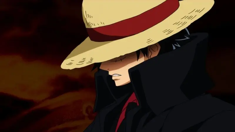 Luffy cô đơn, nhưng đầy quyết tâm thông qua các bức ảnh anime.