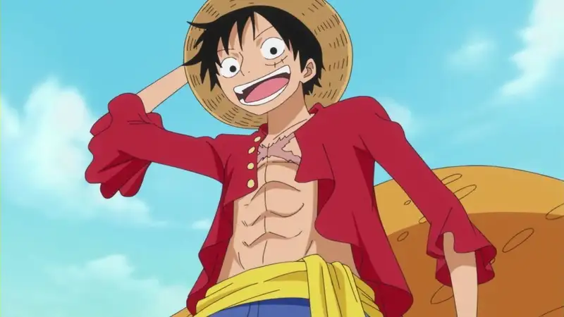 Khỉ D. Ảnh của Luffy rất tuyệt, giống như hình nền máy tính