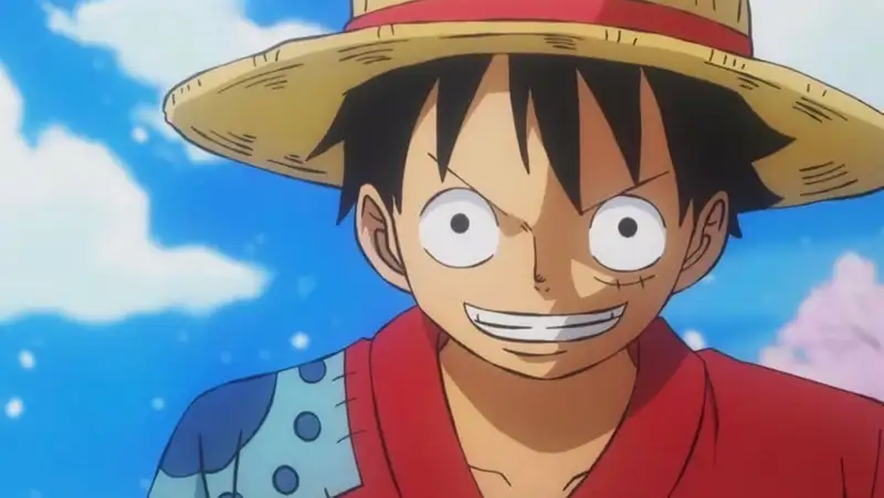 Ảnh của Khỉ D. Luffy với Mũ ống hút biểu tượng