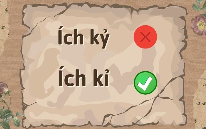 Ích kỷ hay ích kỉ đúng chính tả? Nghĩa là gì?